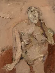 Untitled by Tyeb Mehta, Oil on board, sold Sep 2010