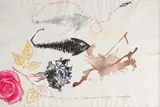 Untitled by Mithu Sen, Mixed media with ink and wine on paper, sold Jun 2010