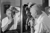 Yul Brynner, Paris, 1957 by Jack Garofalo, Tirage argentique postérieur, sur papier baryté, d'après le négatif d'origine, sold Nov 2024