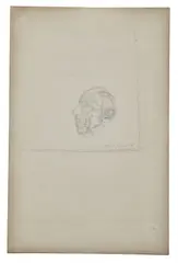 Portrait de Stravinsky by Alberto Giacometti, 1957, Crayon sur papier, sold Jun 2023