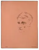Portrait de Antonin Artaud - 2 épreuves et le cuivre by dit Balthus Klossowski de Rola, circa 1980, 2 etchings in black and their original copper plate ; each signed and justified, sold Jun 2023