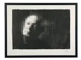 Portrait de Pierre Boulez by Cesar, circa 1990, Lithographie en noir, sold Jun 2023
