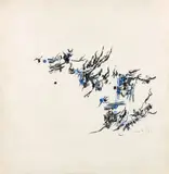 Sans titre by Maria Helena Vieira da Silva, Gouache sur papier, sold Jun 2023