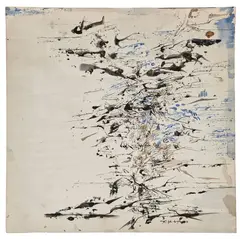 Sans titre by Zao Wou-ki, circa 1958, Encre et aquarelle sur papier, sold Jun 2023
