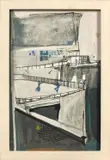 Sans titre by Maria Helena Vieira da Silva, 1949, Gouache sur bois, sold Jun 2023