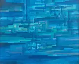 Sans titre by Bernard Saby, 1955, Huile sur panneau d'Isorel, sold Jun 2023
