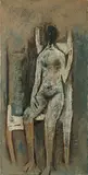 Untitled by M. F. Husain, Oil on canvas, offered Jun 2010
