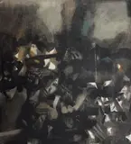La Provence Noire by S. H. Raza, Acrylic on canvas, sold Jun 2010