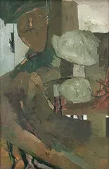 Untitled by Ram Kumar, Oil on canvas, offered Jun 2010