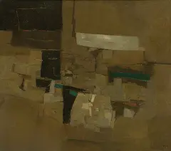 Untitled by Ram Kumar, Oil on canvas, offered Jun 2010