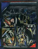 La Terre by S. H. Raza, Acrylic on canvas, sold Mar 2010