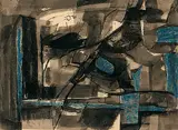 Untitled by Ram Kumar, Mixed media on paper, sold Mar 2010