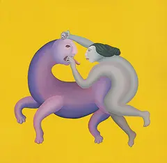 Untitled by Manjit Bawa, Oil on canvas, sold Mar 2010