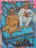 Untitled by Arpita Singh, Watercolour on paper pasted on board, sold Mar 2010