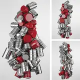 A Little High Life by Subodh Gupta, Stainless steel and paint, offered Mar 2010