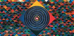 Prakriti Purush by S. H. Raza, Acrylic on canvas, sold Mar 2010