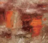 Reflex by K. M. Adimoolam, Oil on canvas, sold Mar 2010