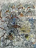 Untitled (Neighbour - 3) by Jayashree Chakravarty, Acrylic and oil on canvas, sold Mar 2010