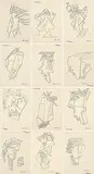 Untitled by M. F. Husain, Pen on paper, sold Mar 2010