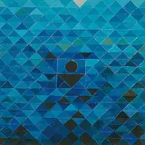 Genesis by S. H. Raza, Acrylic on canvas, sold Dec 2009
