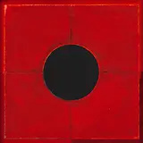 Untitled by S. H. Raza, Acrylic on linen, sold Dec 2009