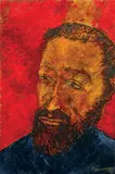 Untitled by Akbar Padamsee, Oil on canvas, sold Dec 2009