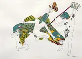 Untitled by Raqib Shaw, Mixed media on paper pasted on board, offered Dec 2009