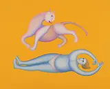 Untitled by Manjit Bawa, Oil on canvas, sold Dec 2009