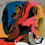 Kolkata by M. F. Husain, Acrylic on canvas, sold Dec 2009