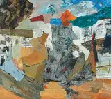 Untitled by Ram Kumar, Acrylic on canvas, sold Dec 2009