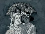 Untitled by K. Laxma Goud, Gouache on paper, sold Dec 2009