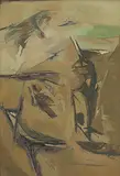 Untitled by Ram Kumar, Oil on canvas, sold Sep 2009