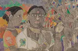 Untitled by K. Laxma Goud, Mixed media on paper, sold Sep 2009