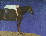Infinity Night by G.R. Iranna, Acrylic on tarpaulin, sold Sep 2009