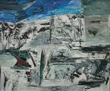Untitled by Ram Kumar, Acrylic on canvas, sold Sep 2009