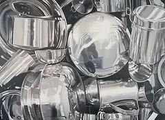 Untitled by Subodh Gupta, Oil on canvas, sold Sep 2009
