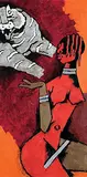 Untitled by M. F. Husain, Acrylic on canvas, sold Sep 2009