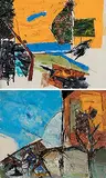 Untitled by Ram Kumar, Acrylic on paper, sold Sep 2009