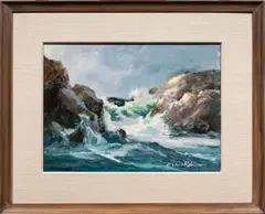 California Coast by E. John Robinson, oil on board, sold May 2026