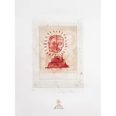 The Modell by Enrique Chagoya, 1999, aquatint, sold Jun 2026