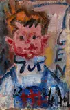 Portrait du fils de l'artiste by Gen Paul, 1956, Huile sur panneau d'isorel, sold Apr 2023
