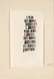 Etude pour un projet de tissu by Sonia Delaunay, Aquarelle sur papier, sold Apr 2023