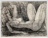 Nu allongé by Marcel Gromaire, 1955, Encre de Chine sur papier, sold Apr 2023