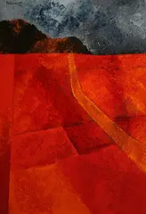 Untitled by Akbar Padamsee, Oil on canvas, sold Jun 2009