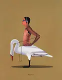 Inner Voice - Chapter - The Bad Behaviour of Singularities (Cuckoonebulopolis) by Surendran Nair, Oil on canvas, offered Jun 2009
