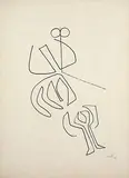 Untitled by Vasudeo S. Gaitonde, Ink on paper, sold Jun 2009