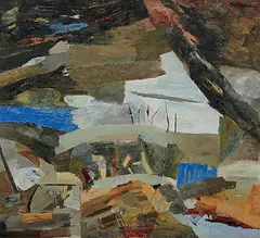 Untitled by Ram Kumar, Acrylic on canvas, sold Jun 2009