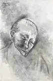 Untitled by Akbar Padamsee, Mixed media on canvas, offered Jun 2009