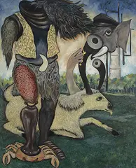 Untitled by Viraj Naik, Oil on canvas, sold Jun 2009