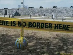 There is No Border Here by Shilpa Gupta, Digital print on archival paper, sold Mar 2009